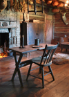 kitchen table and hearth
